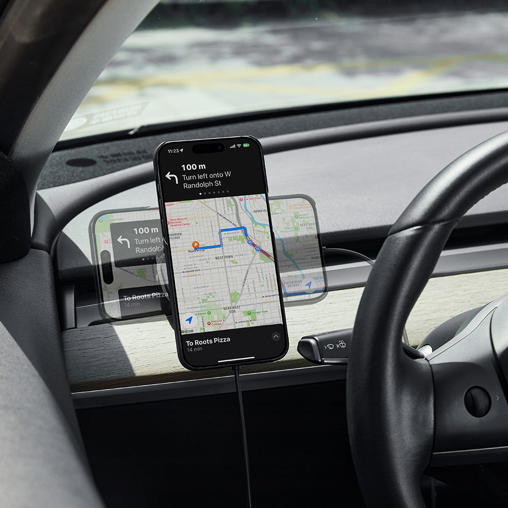 Pitaka MagEZ Pro 2 M-safe Şarj Özellikli Qi2 Tesla Model Y ve Model 3 Uyumlu Aramid Fiber Araç Telefon Tutucu Pitaka MagEZ Pro 2 M-safe Şarj Özellikli Qi2 Tesla Model Y ve Model 3 Uyumlu Aramid Fiber Araç Telefon Tutucu